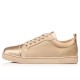 Christian Louboutin Louis Junior Orlato Satin Low Top Sneakers Nude 1 Women