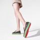 Christian Louboutin Pik Boat Leo Reflex Slip On Sneakers Multicolor Women