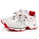 Christian Louboutin Red Runner Donna Glitter Mini Low Top Sneakers Version White Women