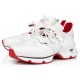 Christian Louboutin Red Runner Donna Mesh Low Top Sneakers White Women