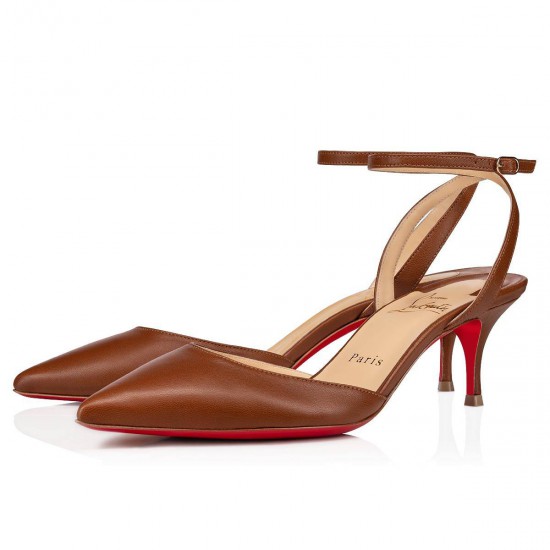 Christian Louboutin Rivieraqueen 55mm Nappa Pumps Nude 5 Women