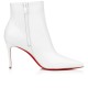Christian Louboutin So Kate Booty 85mm Calf Ankle Boots White Women