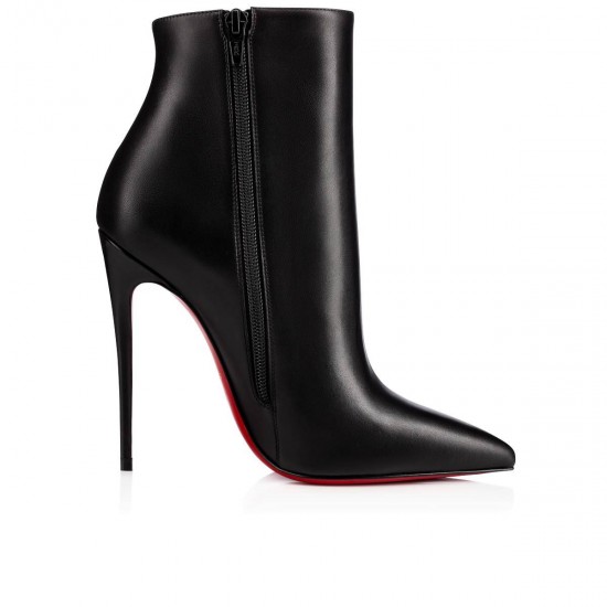 Christian Louboutin So Kate Booty 100mm Leather Ankle Boots Black Women