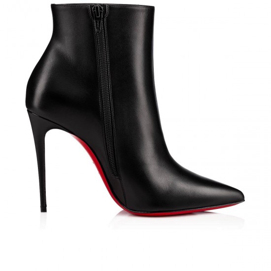 Christian Louboutin So Kate Booty 100mm Leather Ankle Boots Black Women