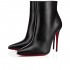 Christian Louboutin So Kate Booty 100mm Leather Ankle Boots Black Women