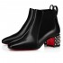 Christian Louboutin Study 55mm Leather Chelsea Boots Black/Silver Women