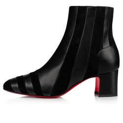 Christian Louboutin The Joker Donna 55mm Suede Ankle Boots Black Women