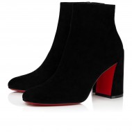Christian Louboutin Turela 85mm Suede Ankle Boots Black Women